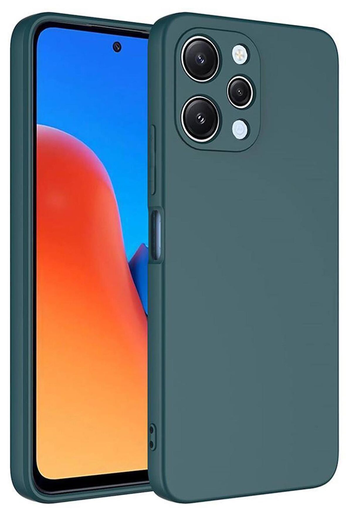 Xiaomi Redmi 12 Kılıf Lansman Tasarım İç Yüzeyi Kadife Silikon
