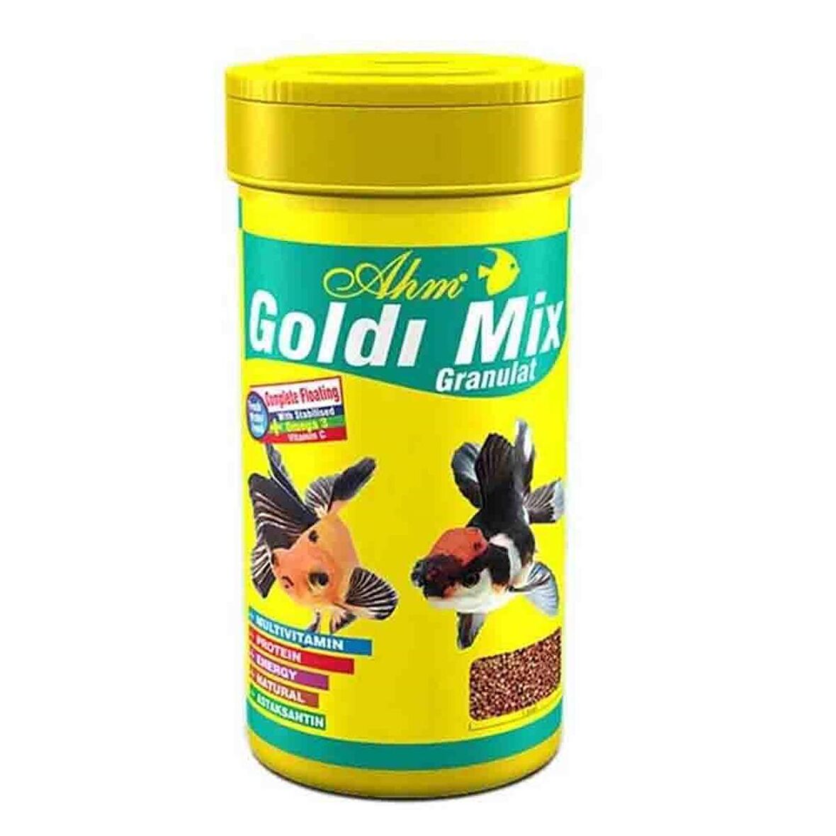 Ahm Goldi Mix Granulat Balık Yemi 100 ml