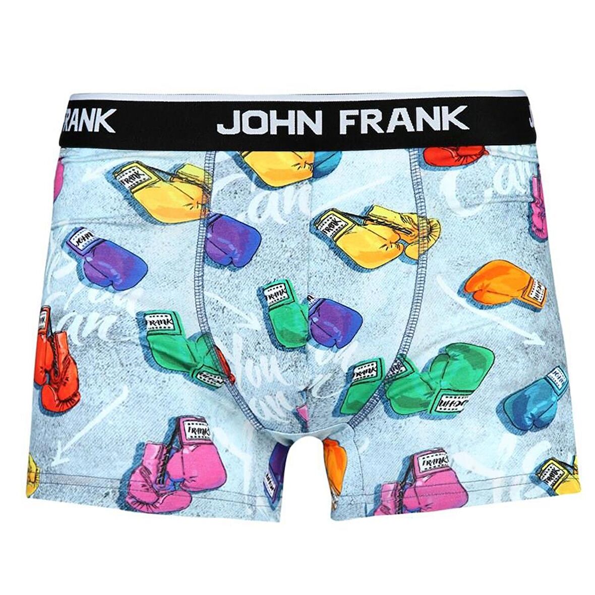 John Frank Dijital Baskılı Erkek Boxer