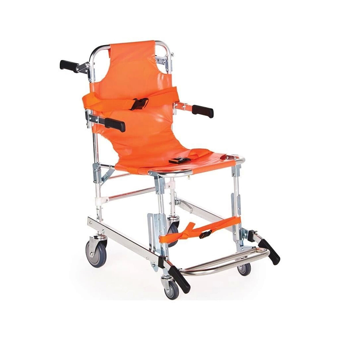 Comfort Plus Merdiven Sedyesi | Katlanabilir Alüminyum Gövde, 4 Tekerlekli, 159 Kg Taşıma Kapasiteli