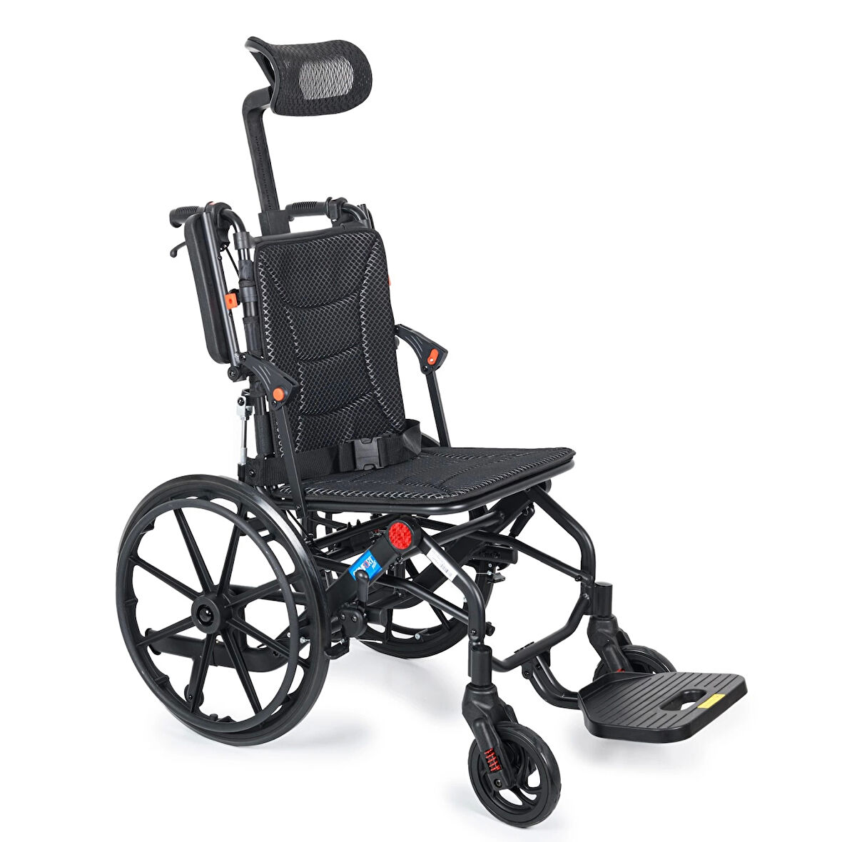 Comfort Plus Tekerlekli Sandalye | Yatarlı Sırtlık, Amortisörlü 20" Teker, 46 cm Oturma Genişliği KY9006LG-20