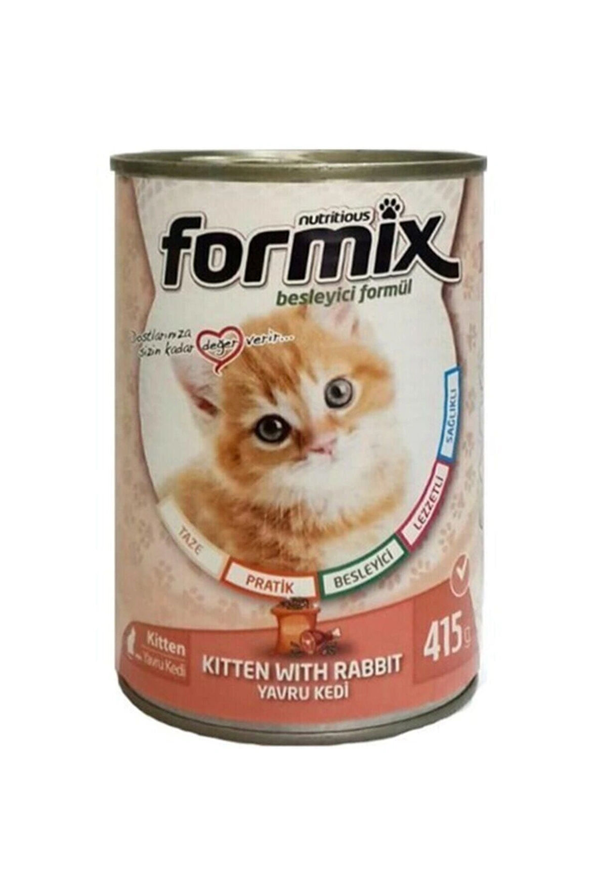 Tavuklu Yaş Yavru Kedi Maması 400 gr X12 Adet