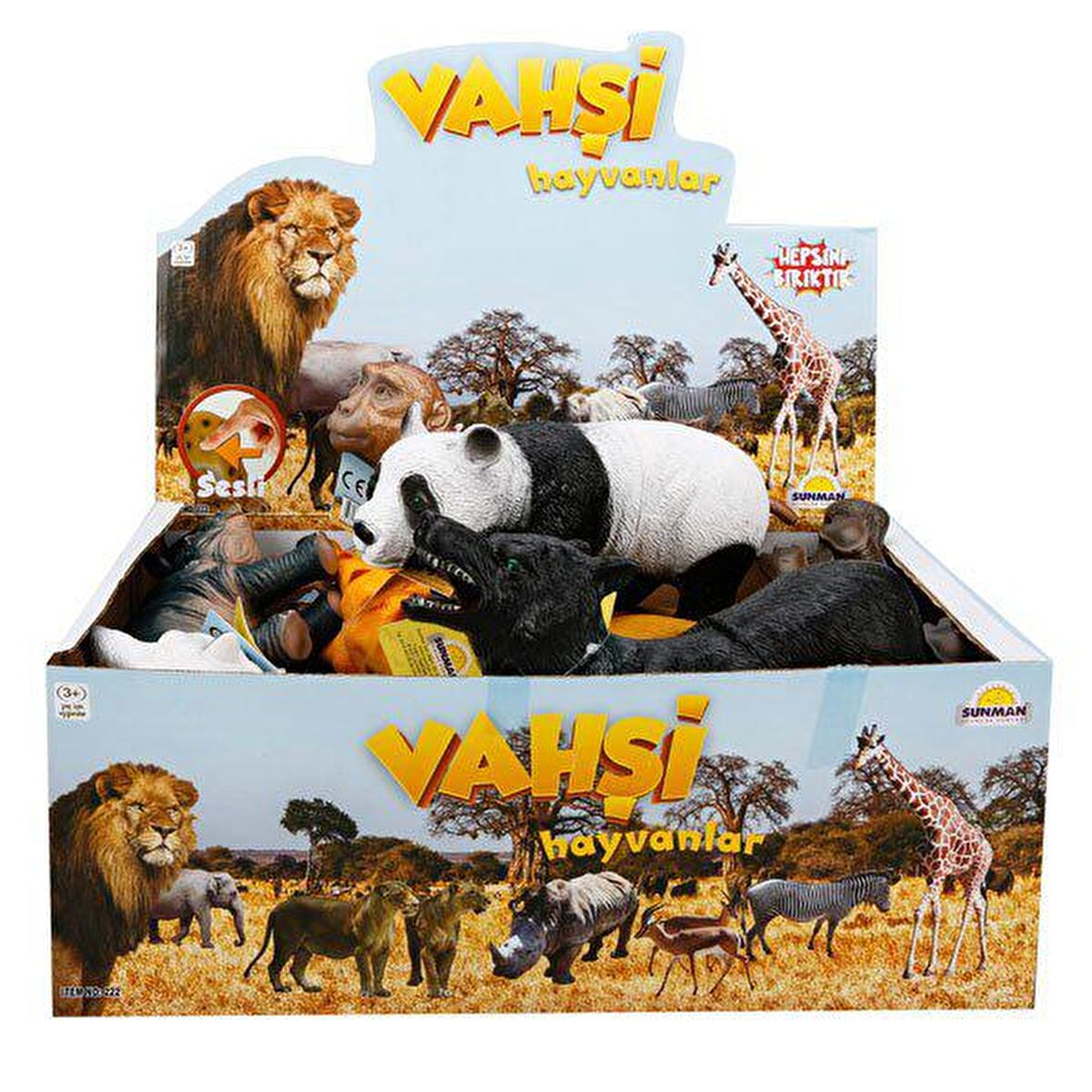 725 Sesli Vahşi Hayvanlar 27 cm