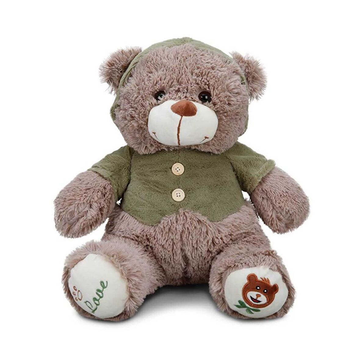 Sunman Beyaz Çocuk Peluş Oyuncak PELUŞ AYI 43CM.2R.