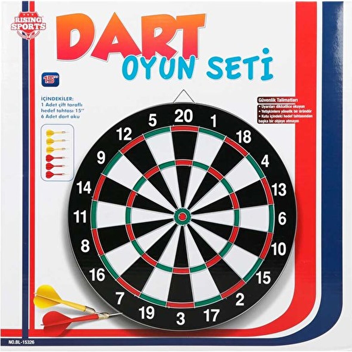 Sunman Oyuncak Dart 6 Oklu