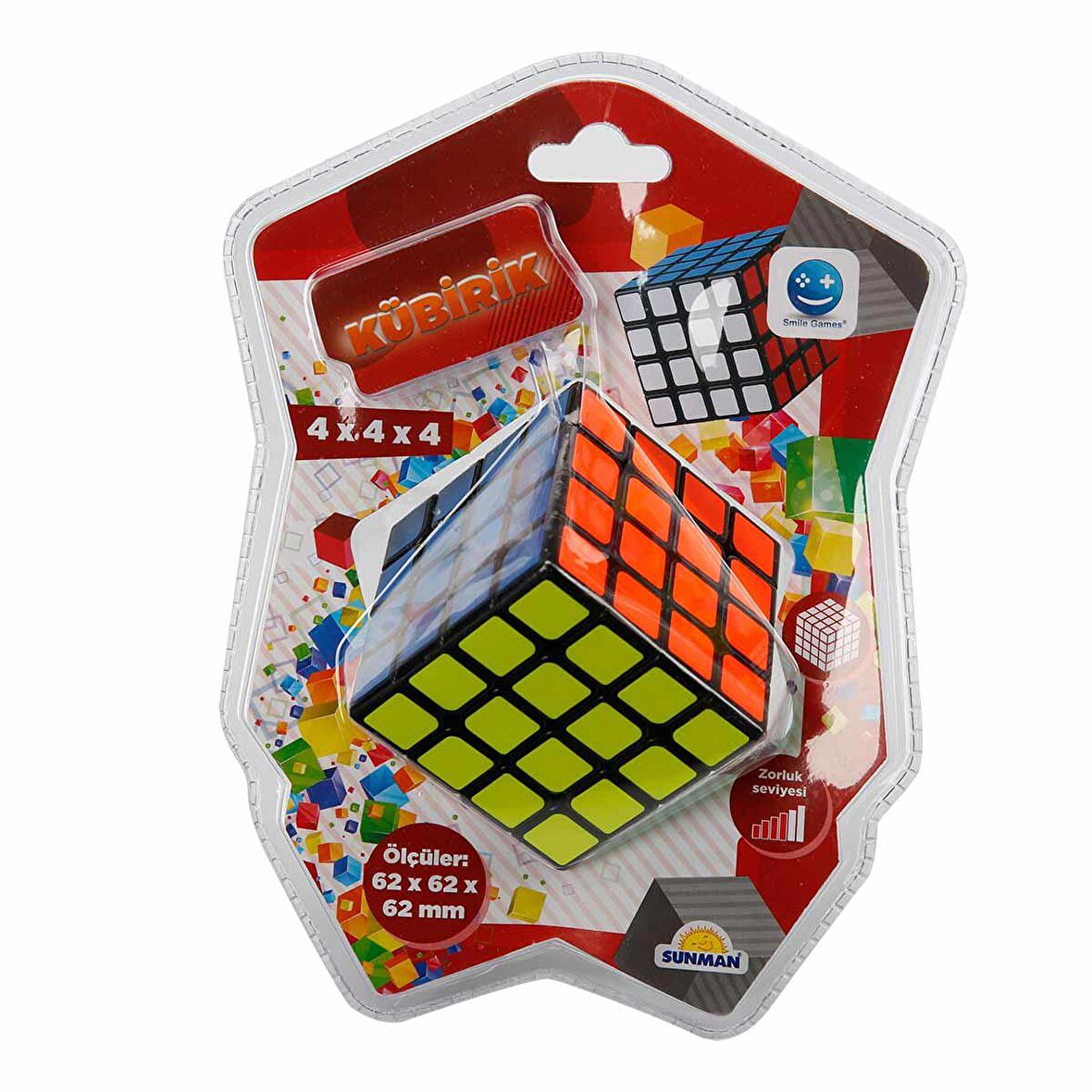 Smile Games Kübirik 4x4x4 Rubik Akıl ve Zeka Küpü Oyunu