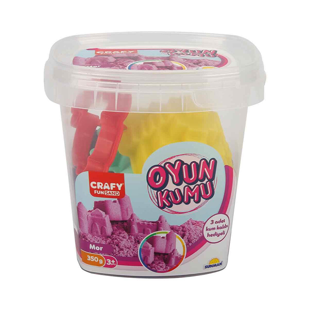 Crafy Oyun Kumu Seti Mor 350 g