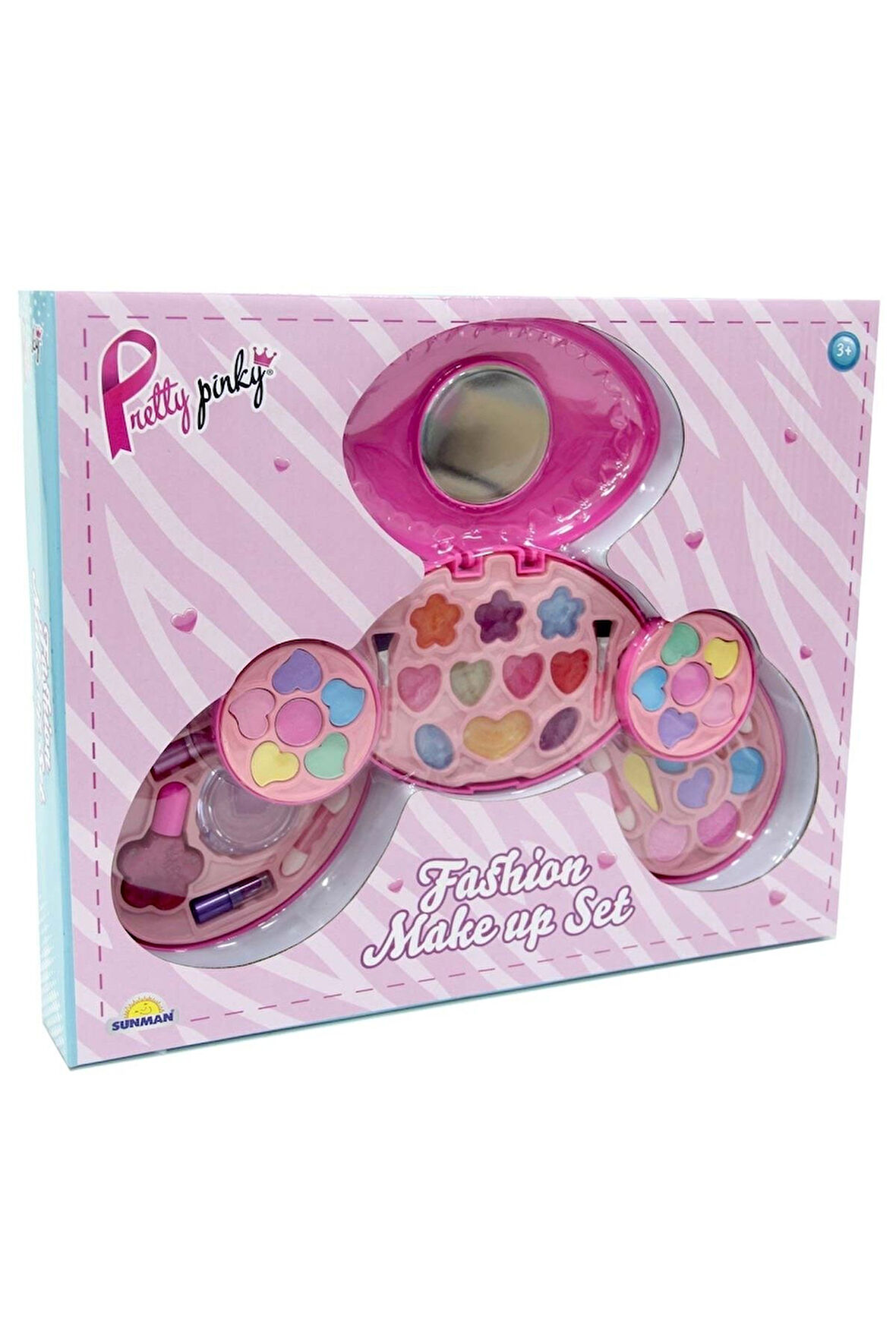 Fashion Aynalı 5 Katmanlı Oyuncak Güzellik Ve Makyaj Seti