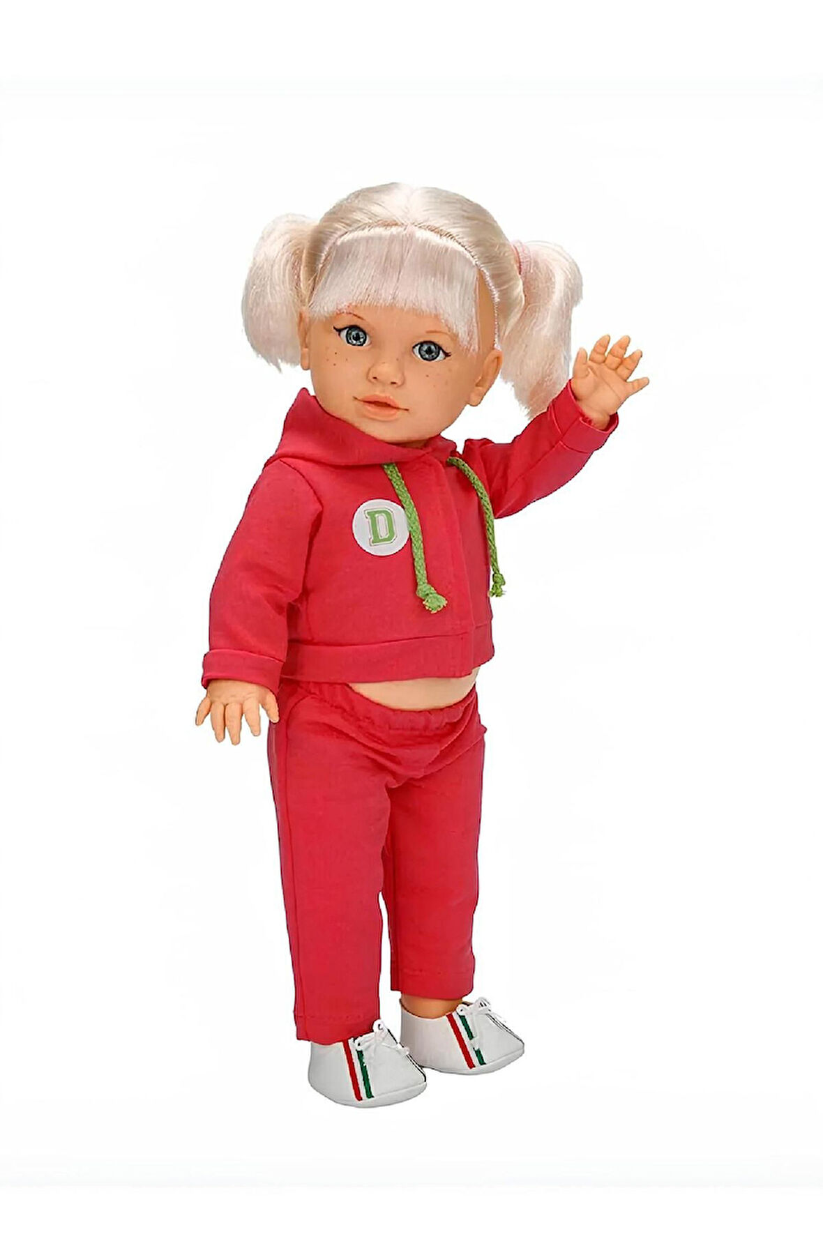 Tina Sporty Et Bebek 45 cm Kırmızı