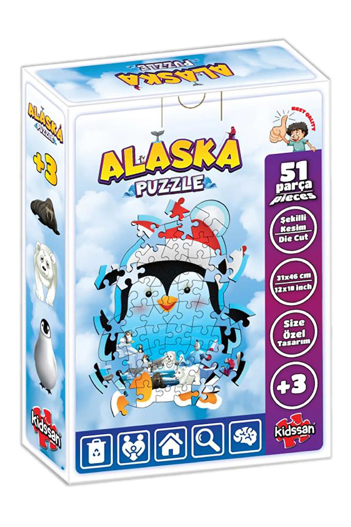 Kİdsan Alaska 51 Parça Puzzle