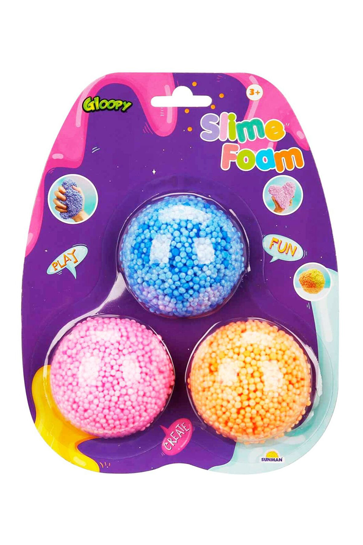 Slime Severler İçin Özel Set: 3'lü Köpük Slime!