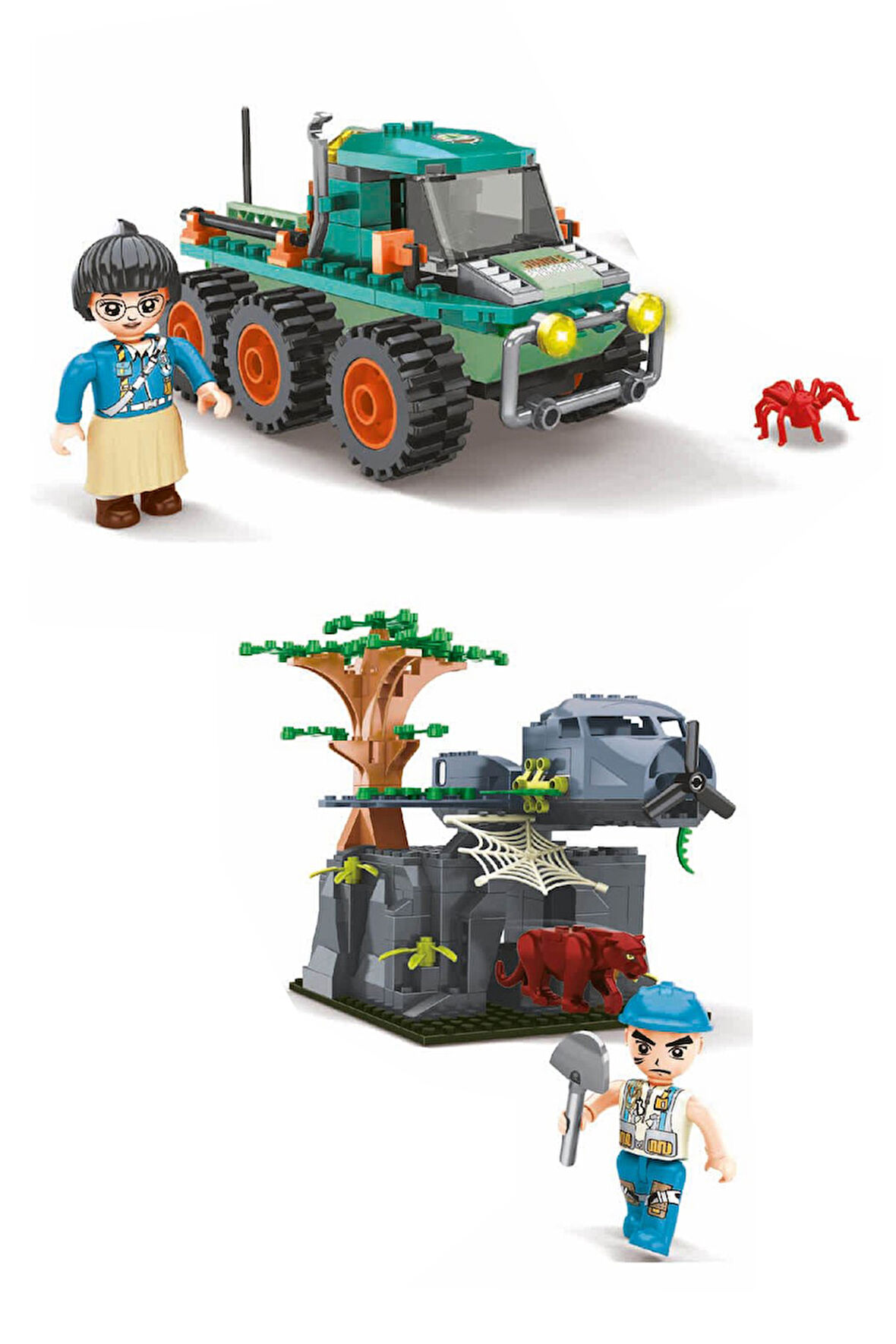 287 Parçayla Orman Macerası Başlıyor! Arazi Aracı ve Hayvan Tuzağı