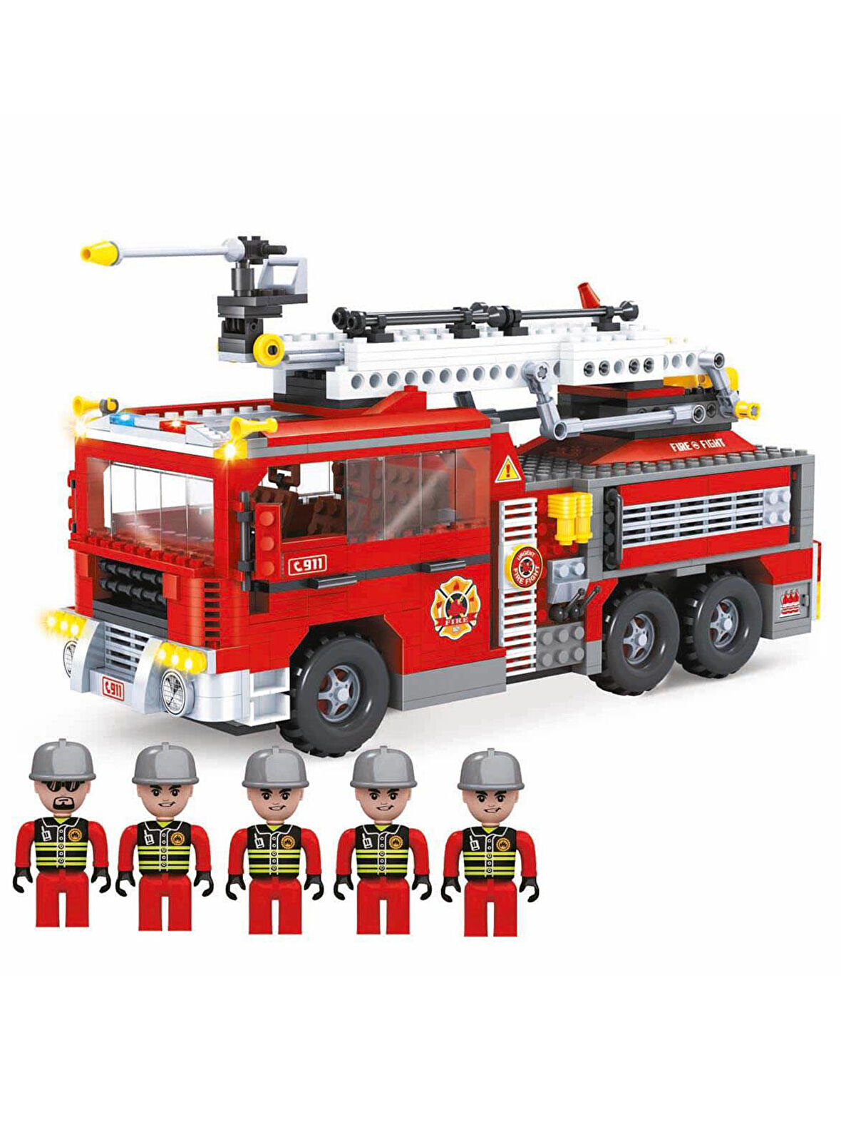 BLX Fire Rescue İtfaiye Aracı ve Yangın Söndürme Ekibi 949 Parça
