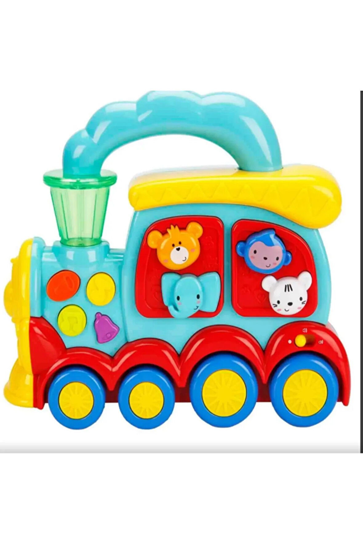 Toys 4657 Sesli Kornalı ve Hayvan Figürlü Tren