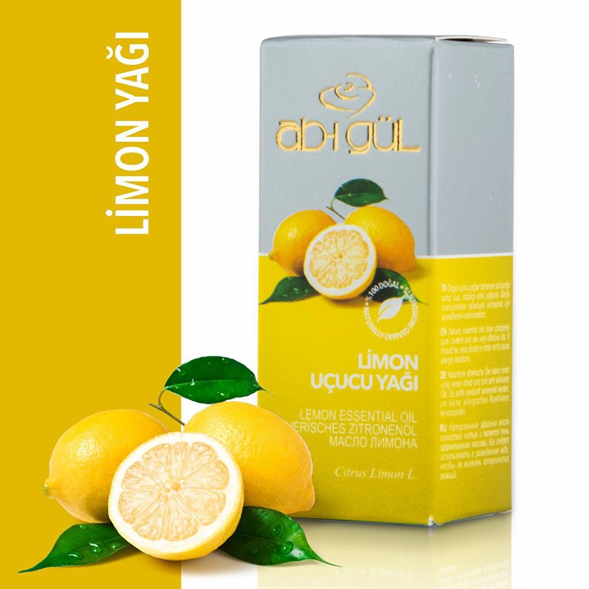 %100 SAF LİMON UÇUCU YAĞI 15 ML