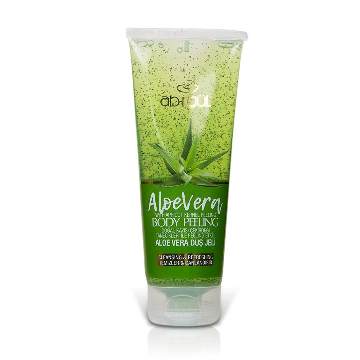 Aleo Vera Body Peeling Doğal Kayısı Çekirdeği Tanecikleri 250 Ml