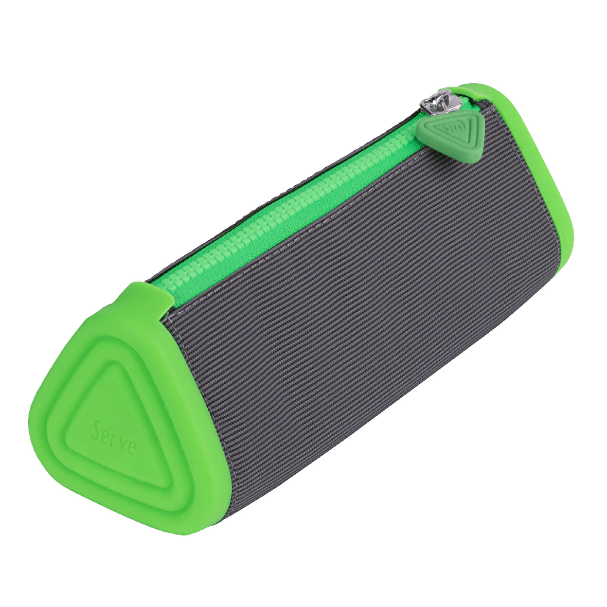 Serve Prismo Üçgen Kalem Kutu Fosforlu Yeşil