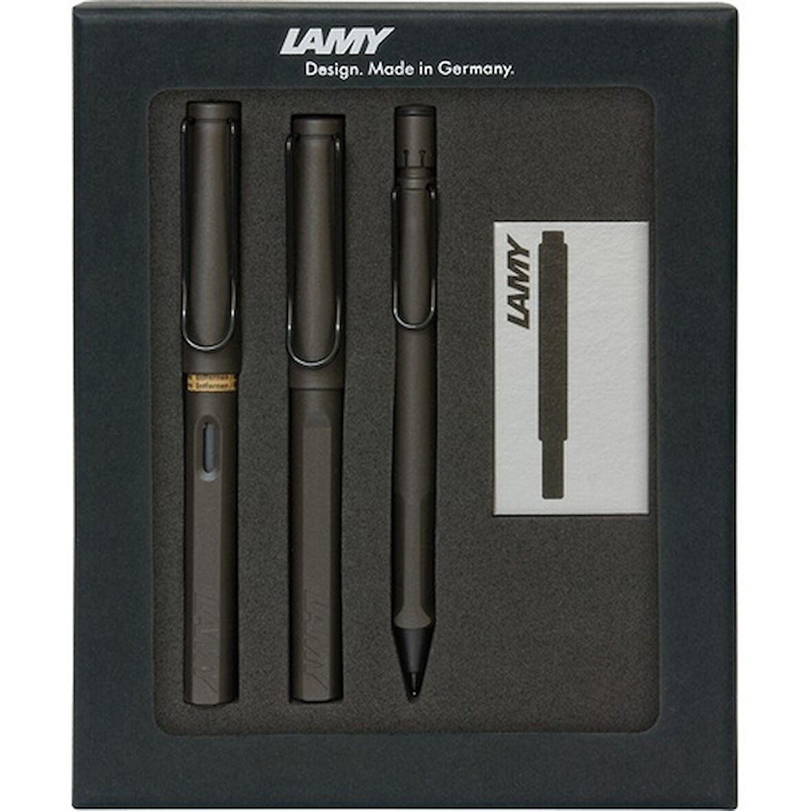 LAMY SAFARİ ÜÇLÜ KALEM SETI DRV (MAT SİYAH)