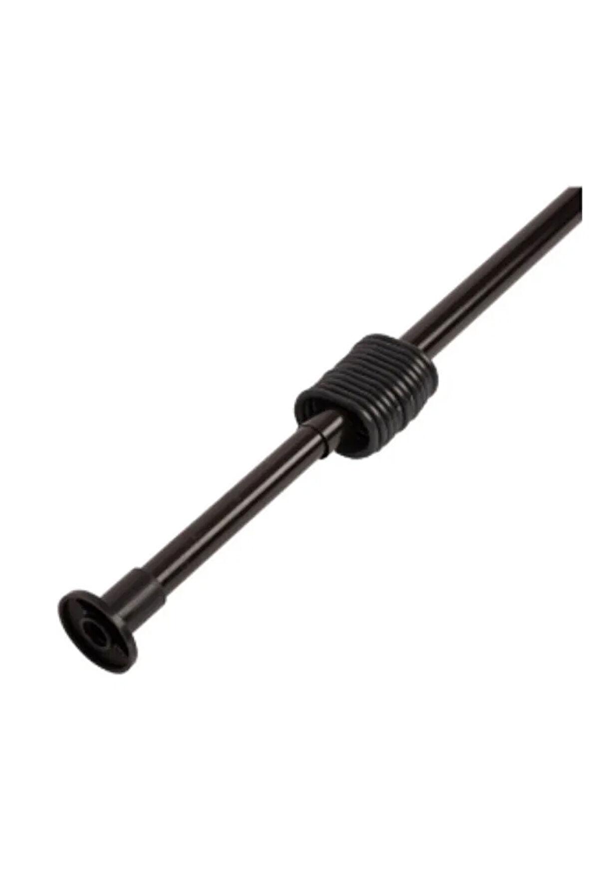 Banyo Perde Borusu Siyah 160-260cm Uzayabilien Duş Perde Borusu Duşakabin Boru Yaylı Metal Boru