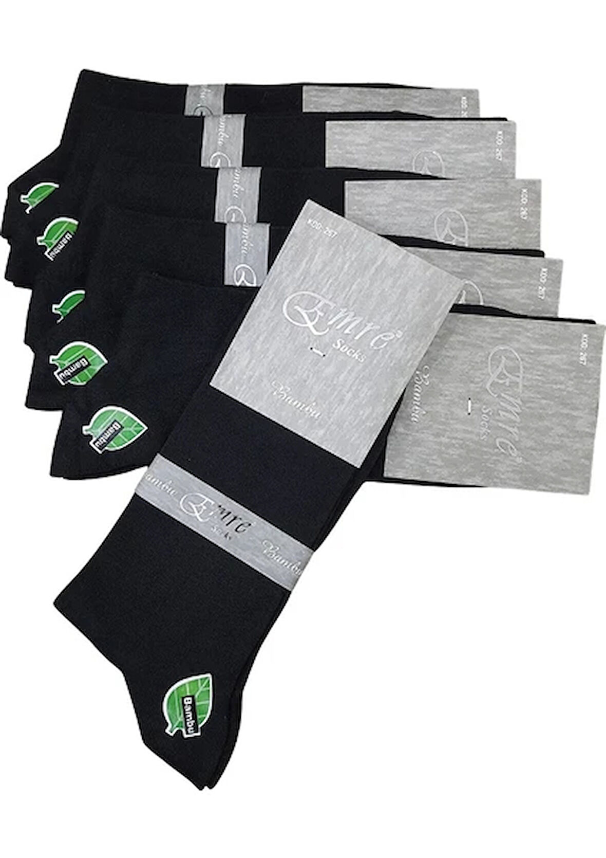 Emre Erkek Dikişsiz Çorap 100% Pamuk - 6 ADET