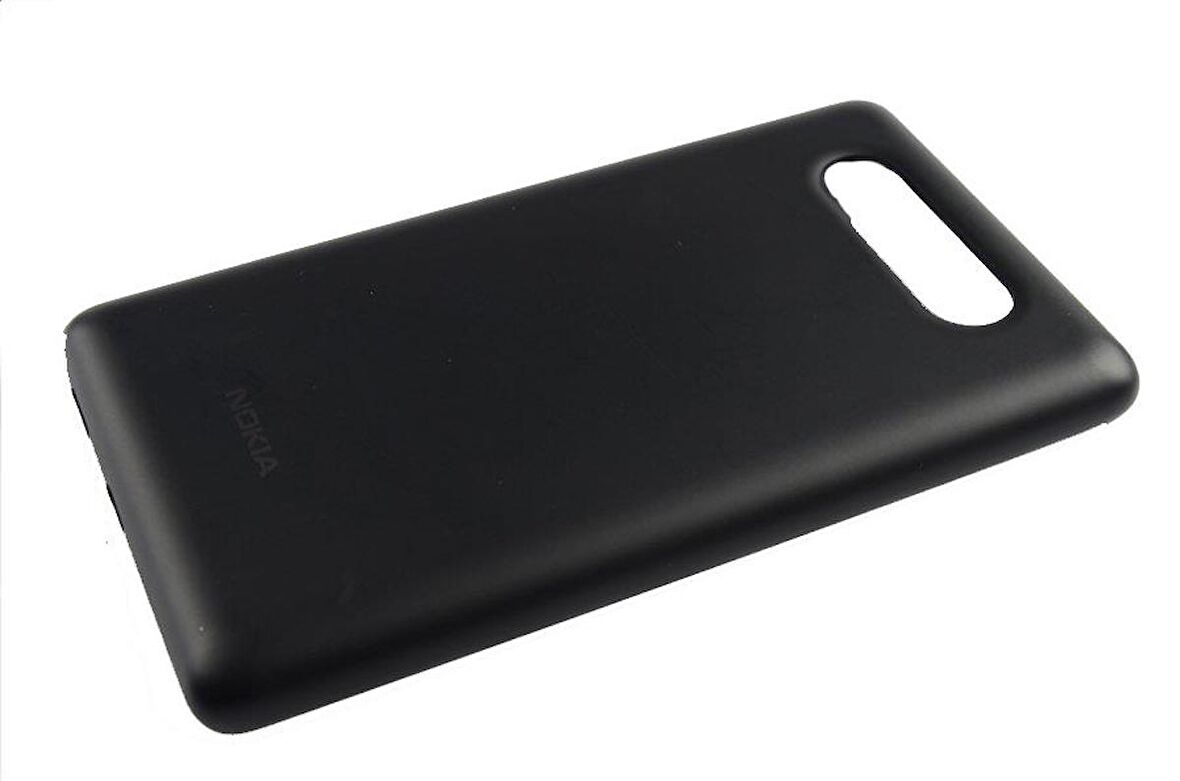 Nokia Lumia 820 ile Uyumlu Arka Kapak Siyah