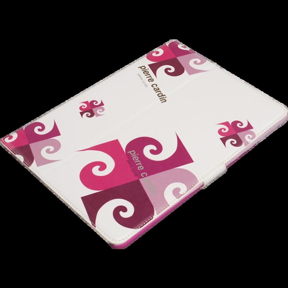 Pierre Cardin iPad 5/Air ile Uyumlu Suni Deri Tablet Kılıfı Pembe PCA-P02