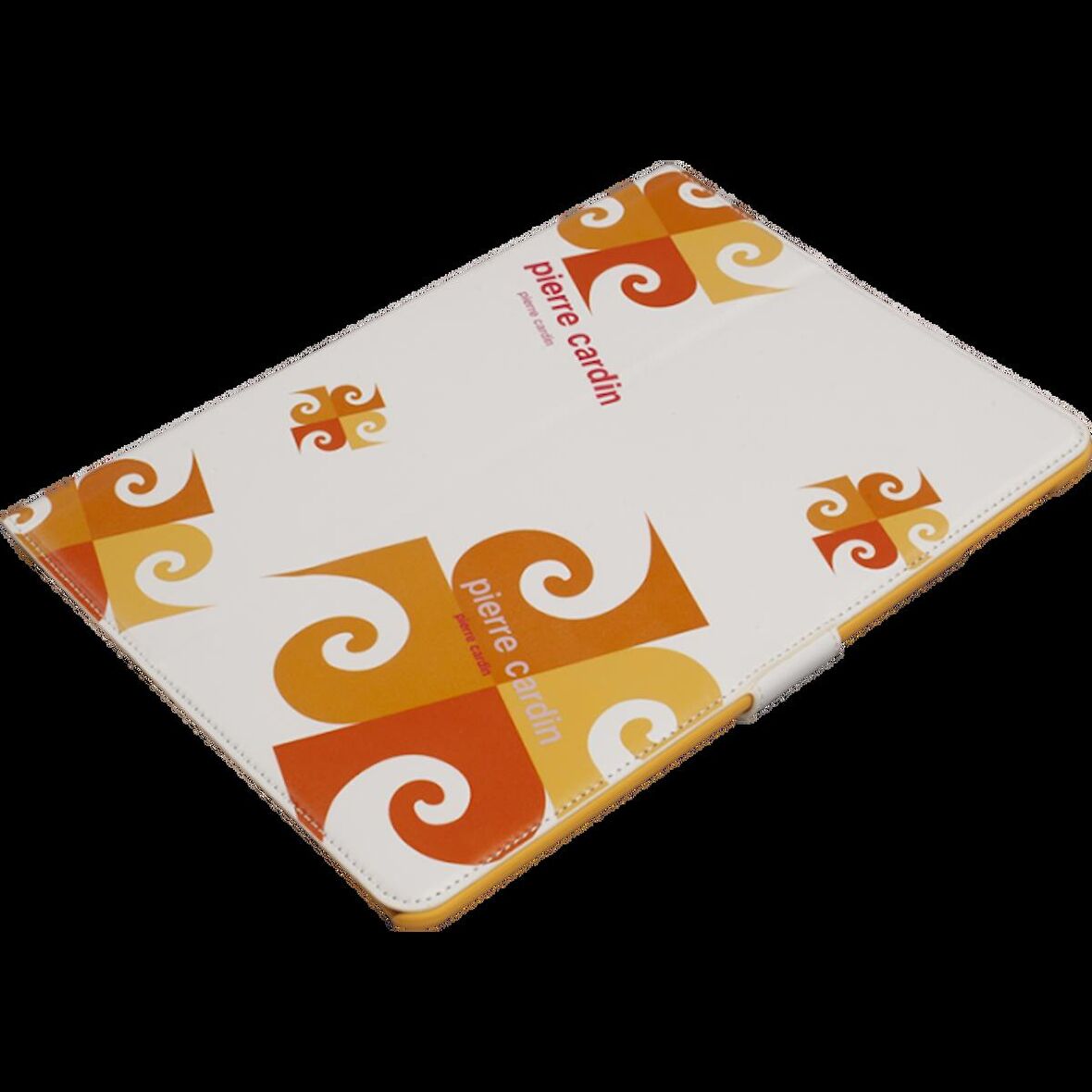 Pierre Cardin iPad 5/Air ile Uyumlu Suni Deri Tablet Kılıfı Turuncu PCA-P02