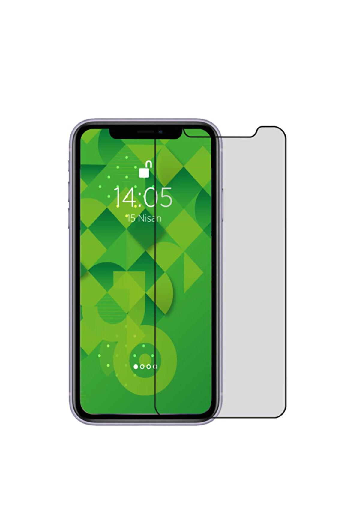 Gizlilik Sağlayan Koruyucu Ekran Iphone 11 Hayalet Cam