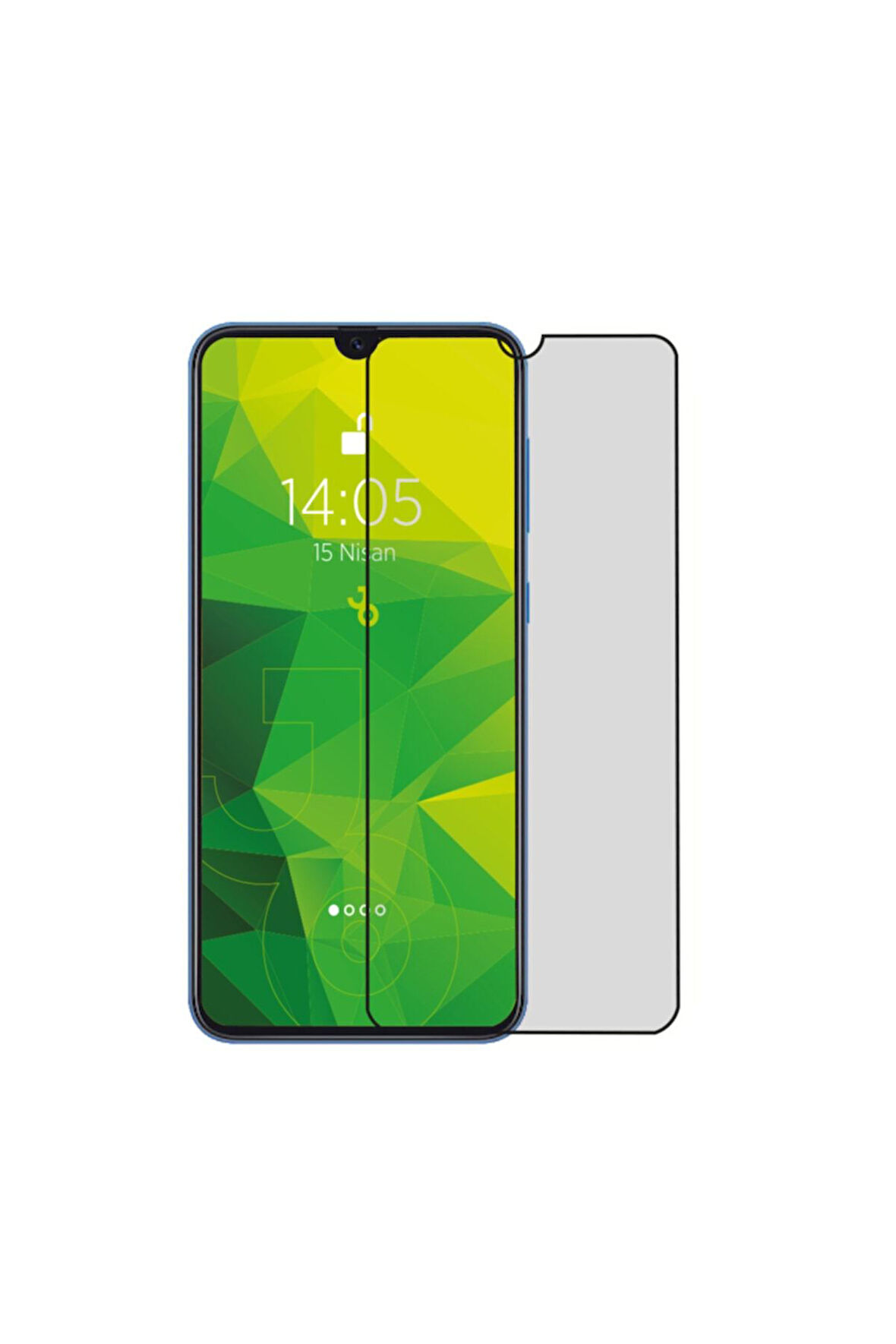 Gizlilik Sağlayan Koruyucu Ekran Samsung A20/a30 Hayalet Cam