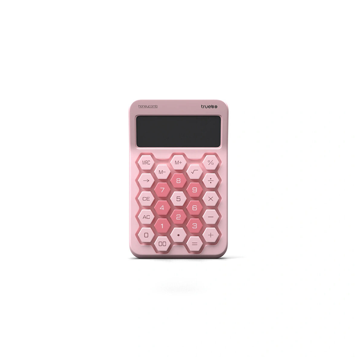 Truebo HoneyComb Pembe Renkli Hesap Makinesi