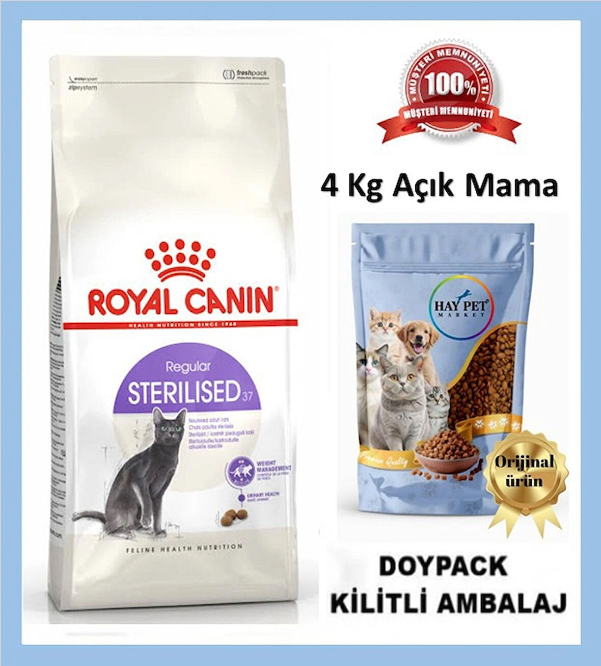 Royal canin Sterilised 4  kg kısırlaştırılmış  kedi maması