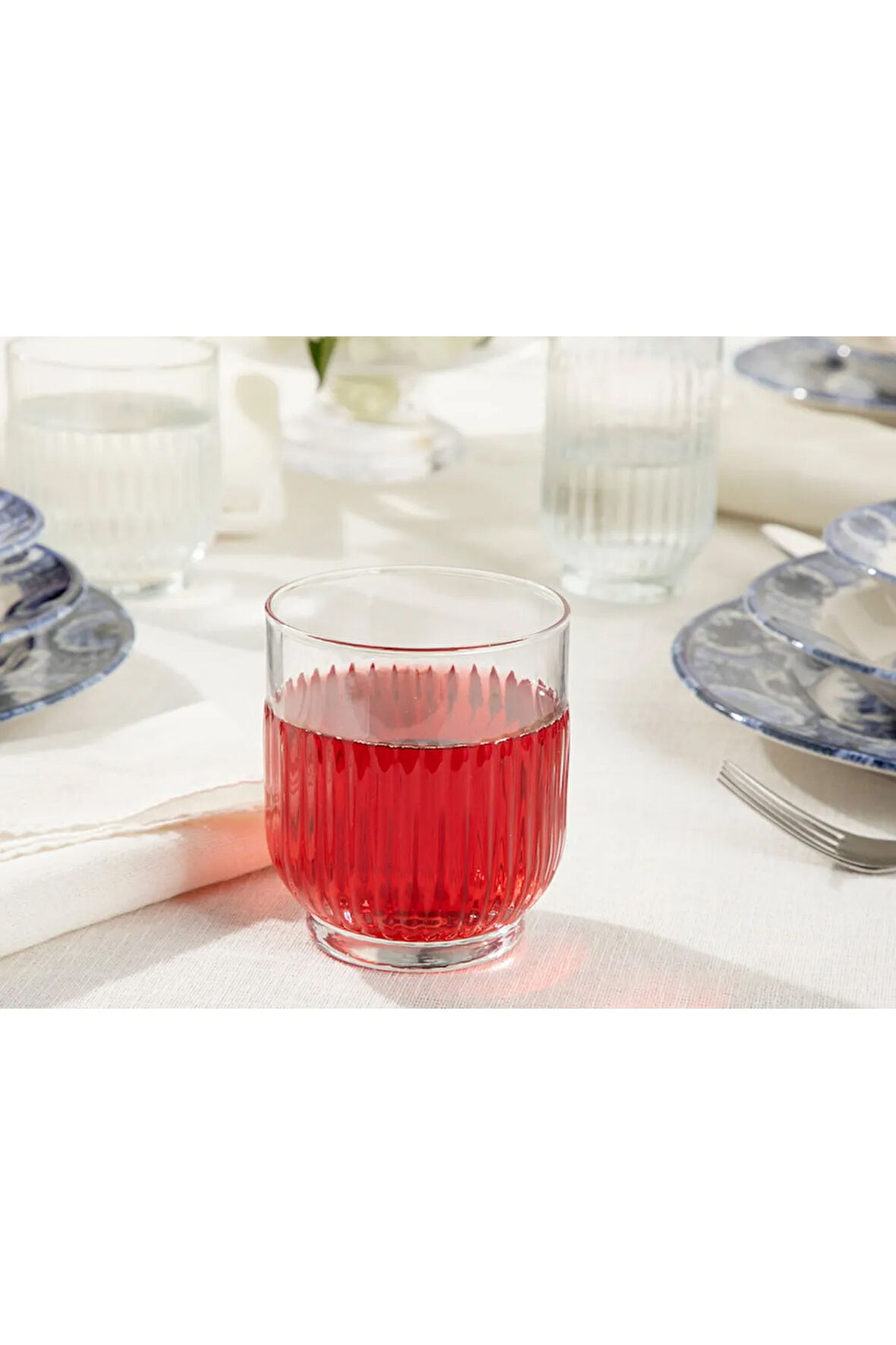 Roso Cam 3'lü Meşrubat Bardağı 330 Ml Şeffaf