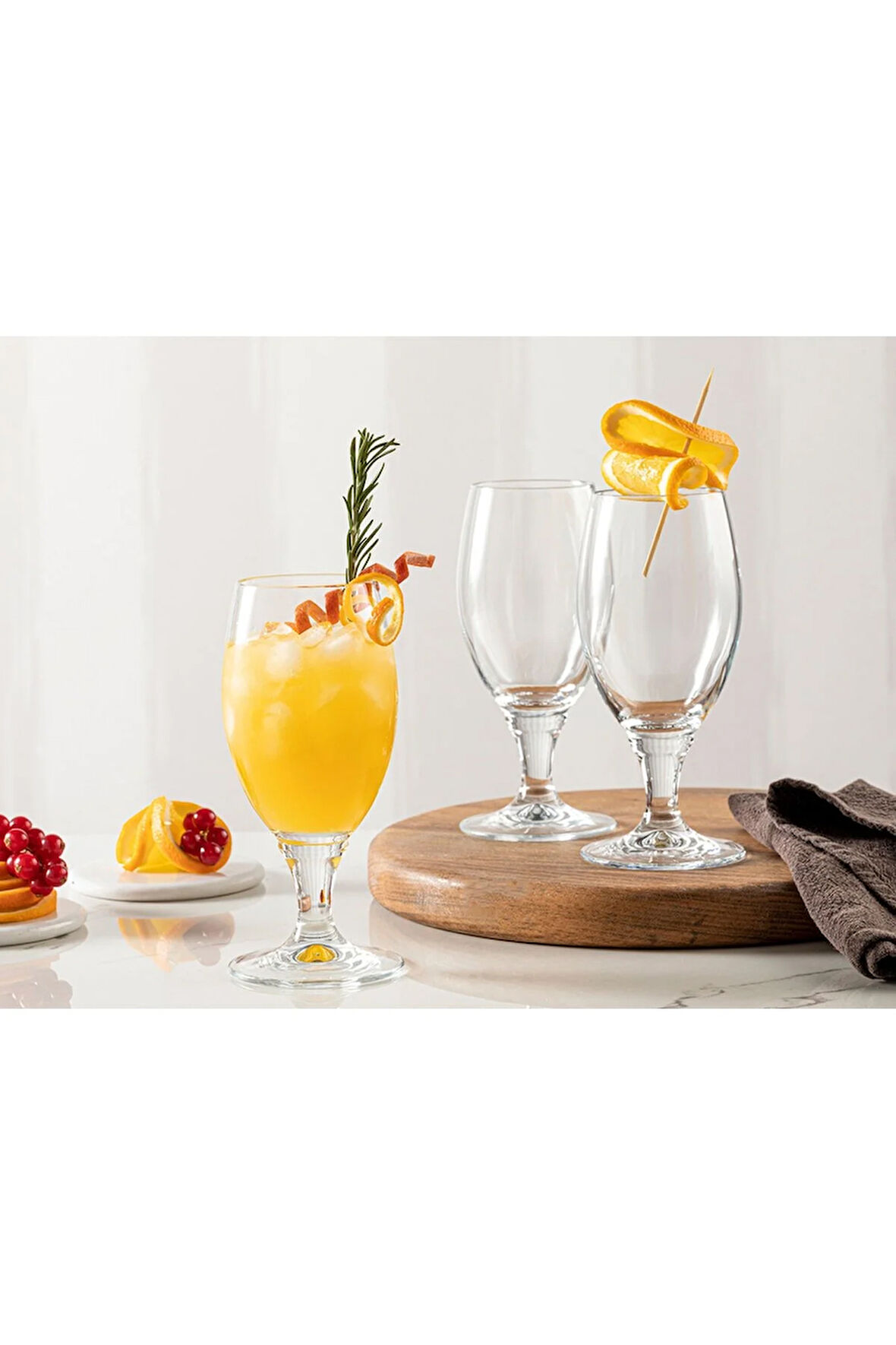 Iconic Cam 3'lü Kadeh 390 ml