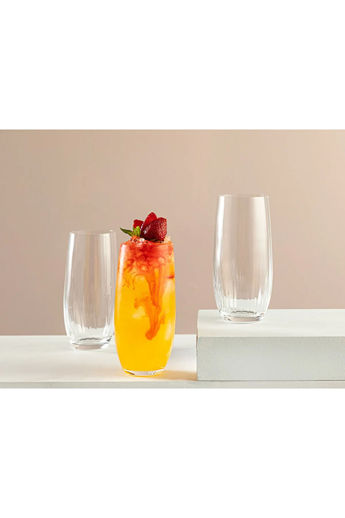 Pagrus Kristal 3'lü Meşrubat Bardağı 350 ml