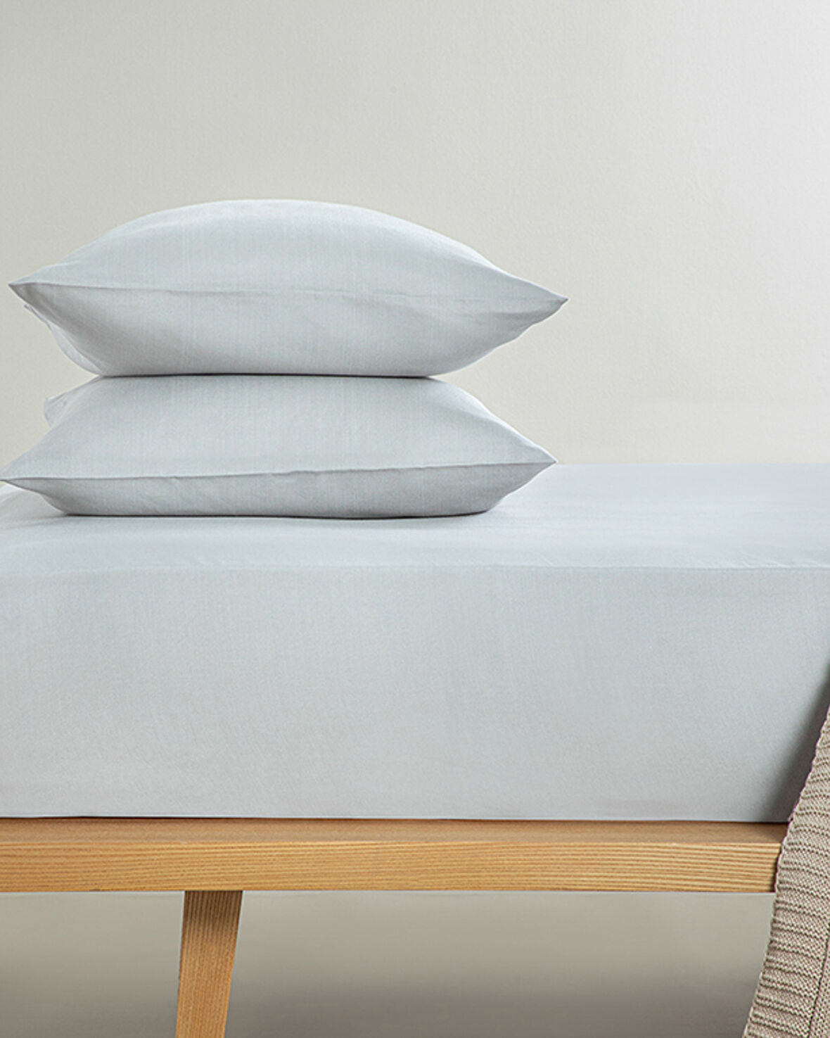 English Home Novella Premium Soft Cotton Tek Kişilik Lastikli Çarşaf Takımı Gri