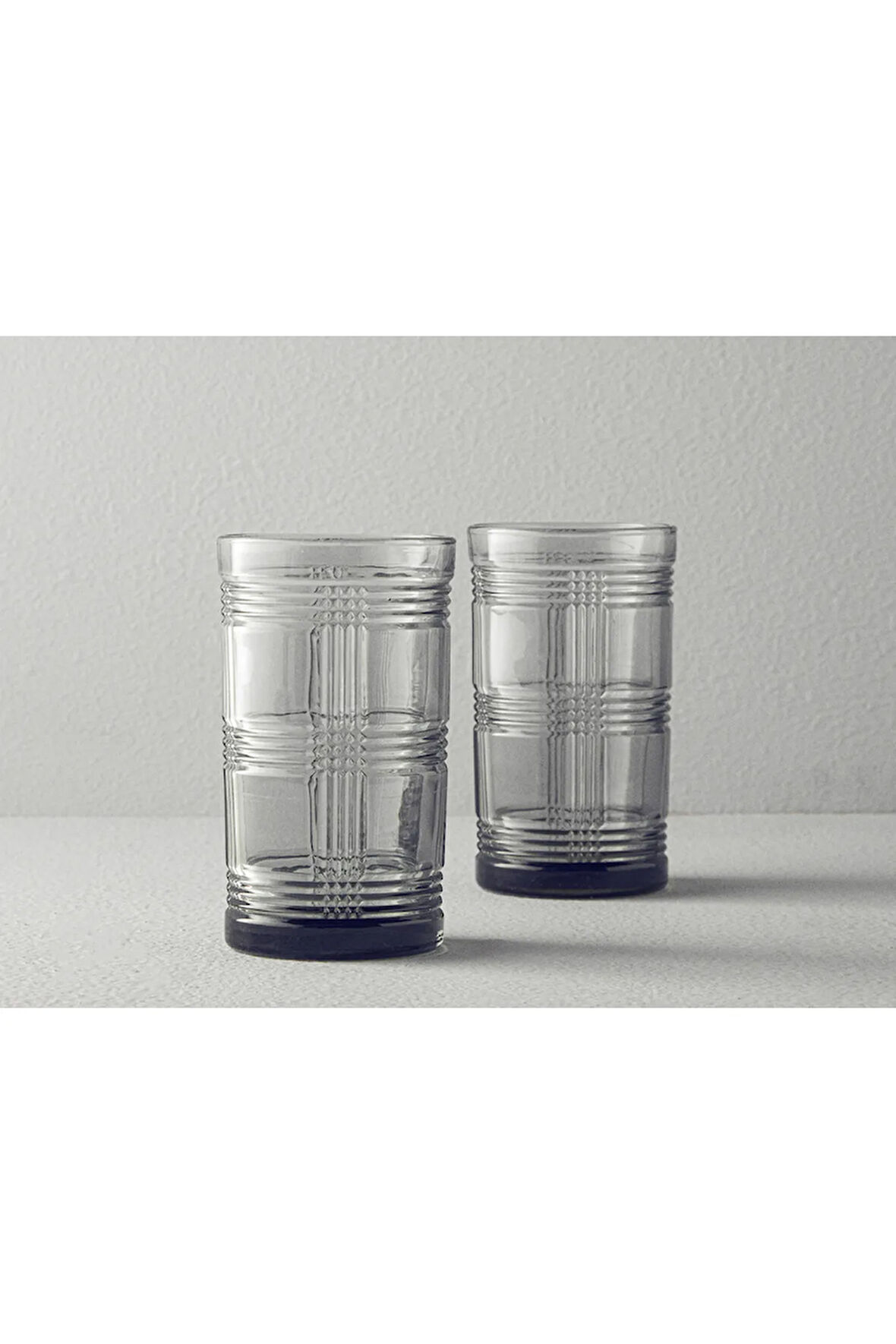 Igor Cam 2'li Meşrubat Bardağı 410 ml Antrasit