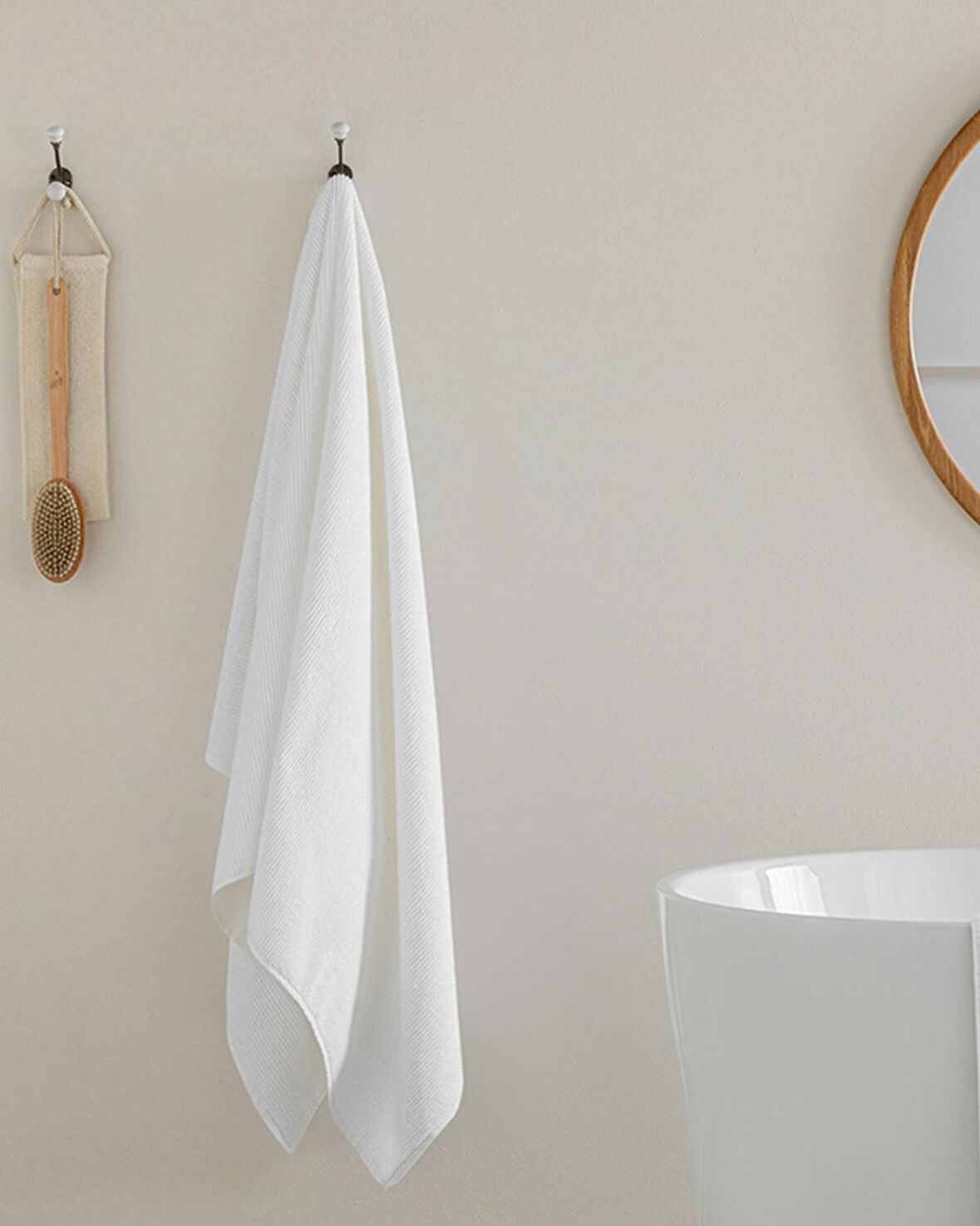 English Home Rosita Microcotton Pamuklu Banyo Havlusu Beyaz