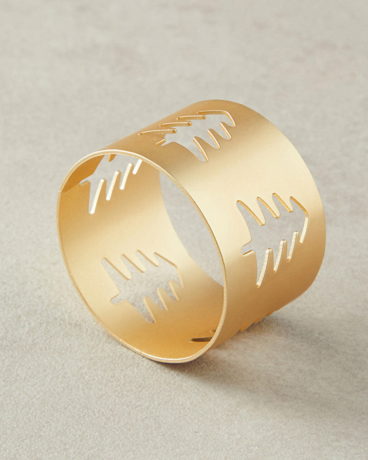 English Home Casamere Metal 4'lü Peçete Halkası Gold