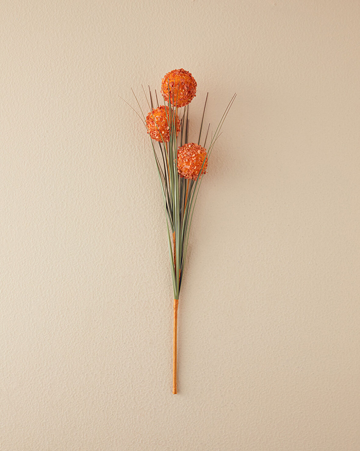 English Home Grass Bush Tek Dal Yapay Çiçek Kahve