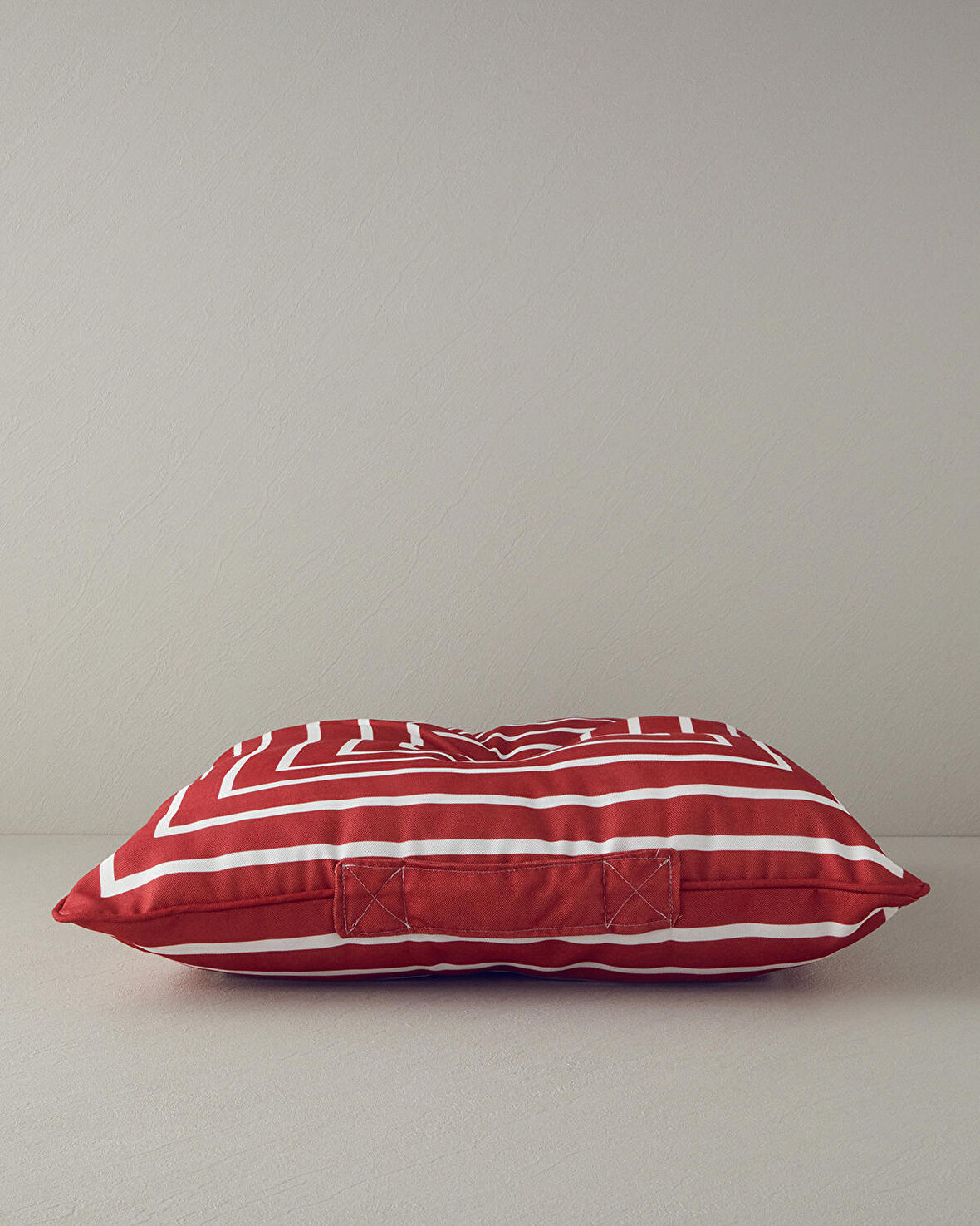 English Home Northsea Pamuk Dekoratif Minder Beyaz - Bordo