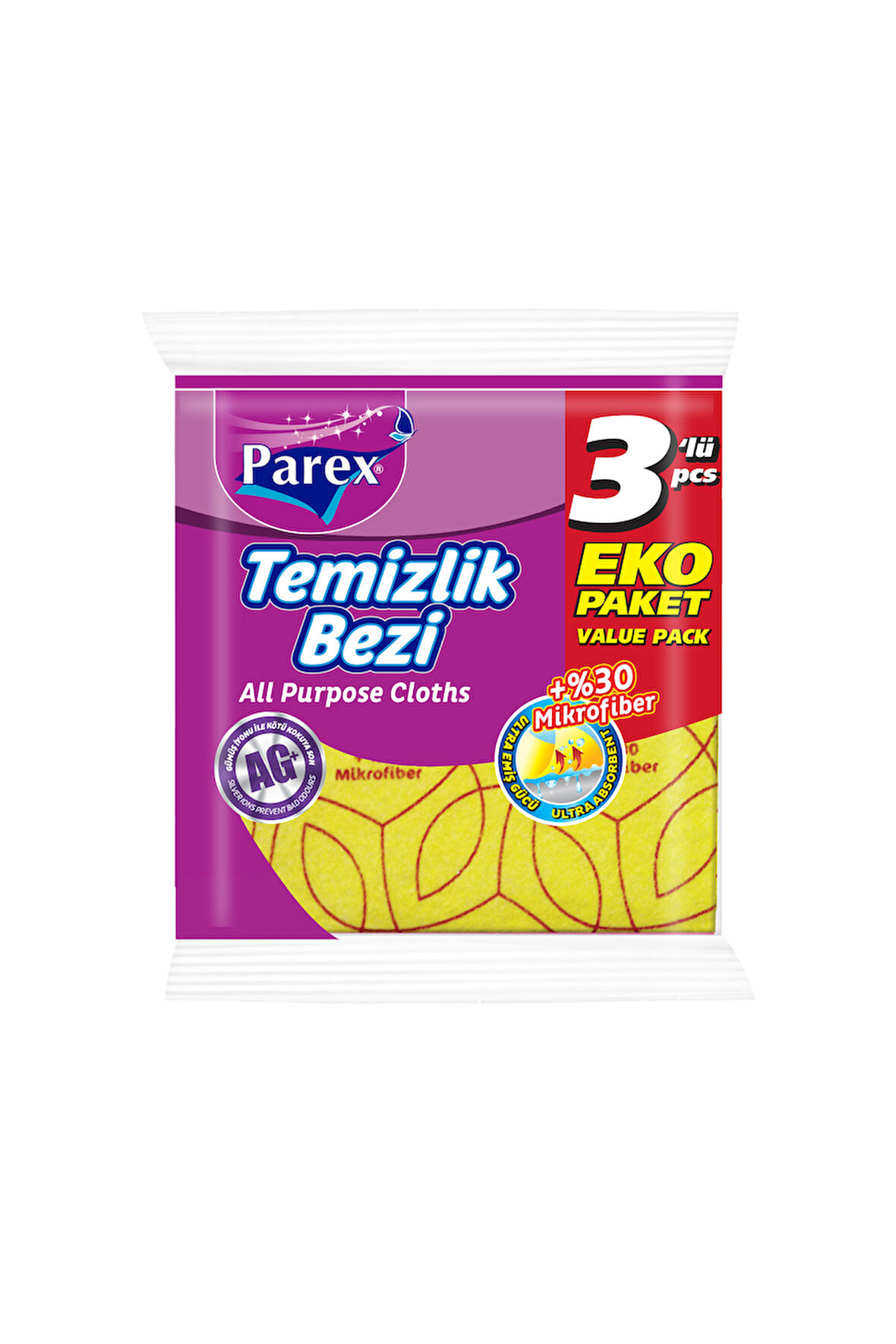 (%30 Mf) Temizlik Bezi 3'lü