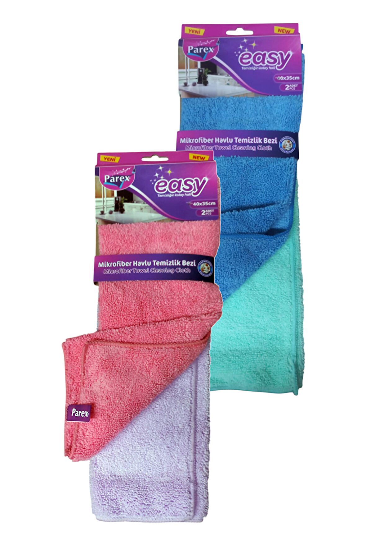Easy Mikrofiber Temizlik Bezi 2' Li  24 Paket 1 Koli