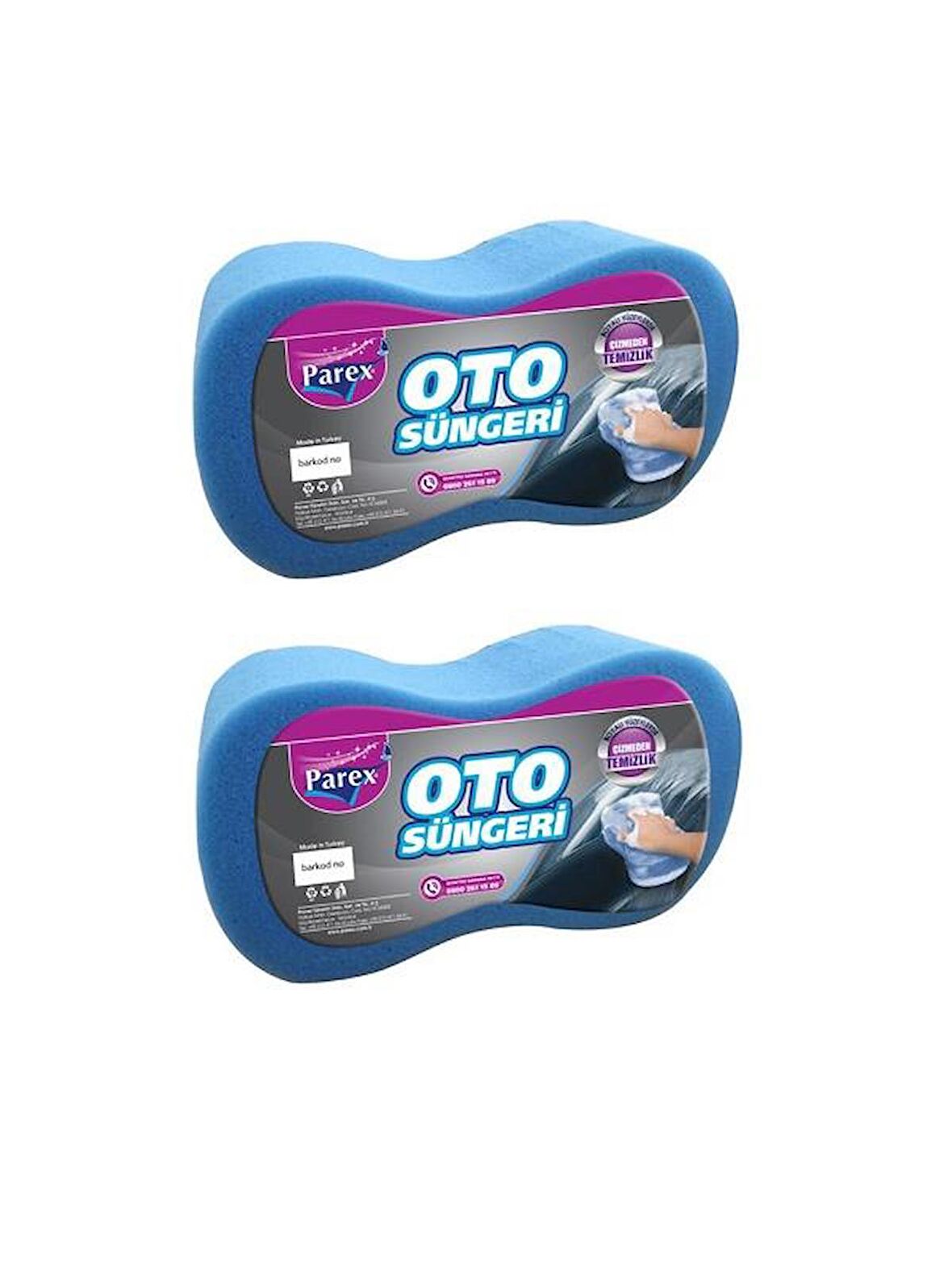 PAREX OTO SÜNGERİ ORTA 2'Lİ