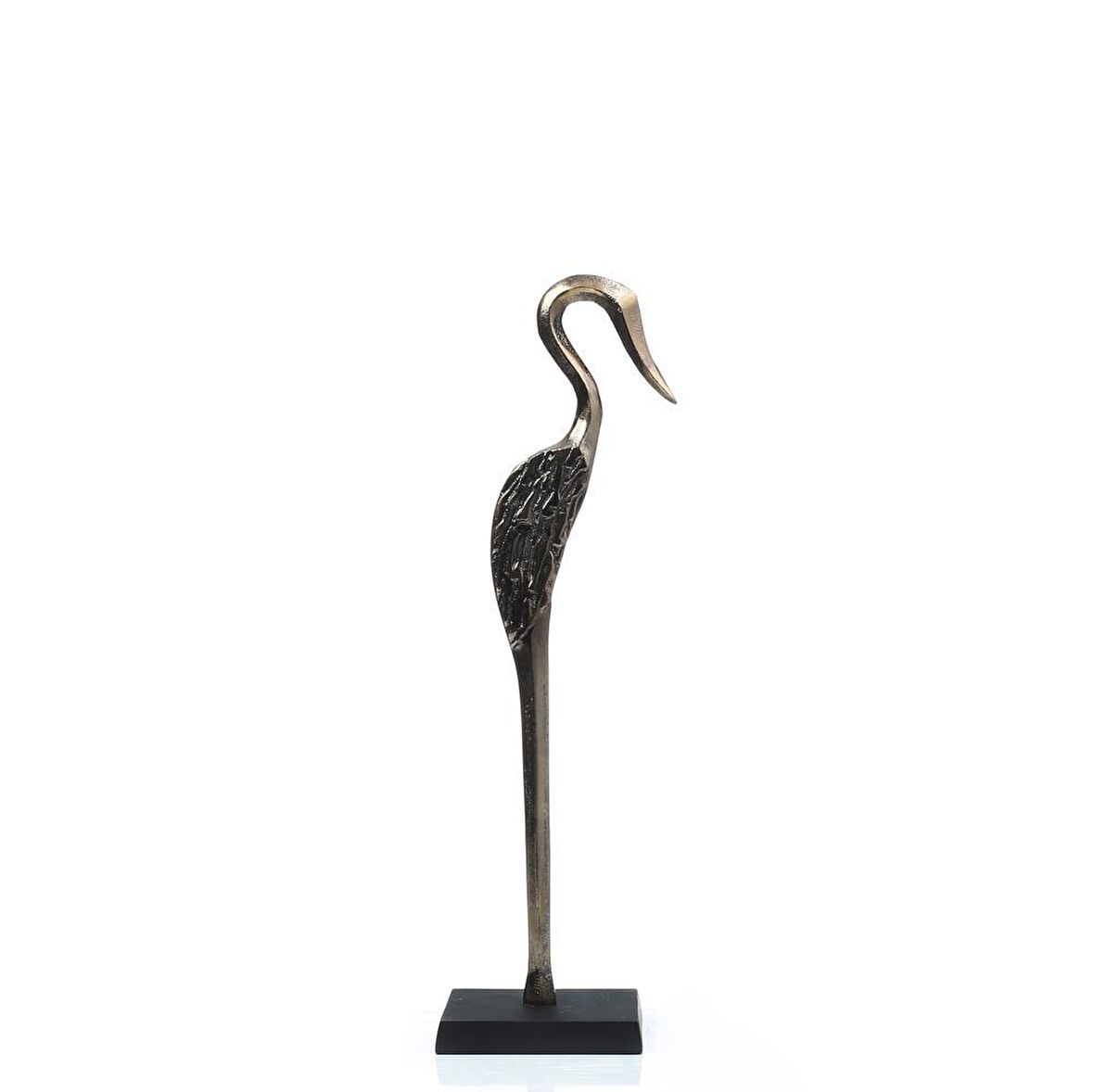 Vitale Küçük Kuğu Dekoratif Obje Antik Pirinç Siyah AK.IX0045