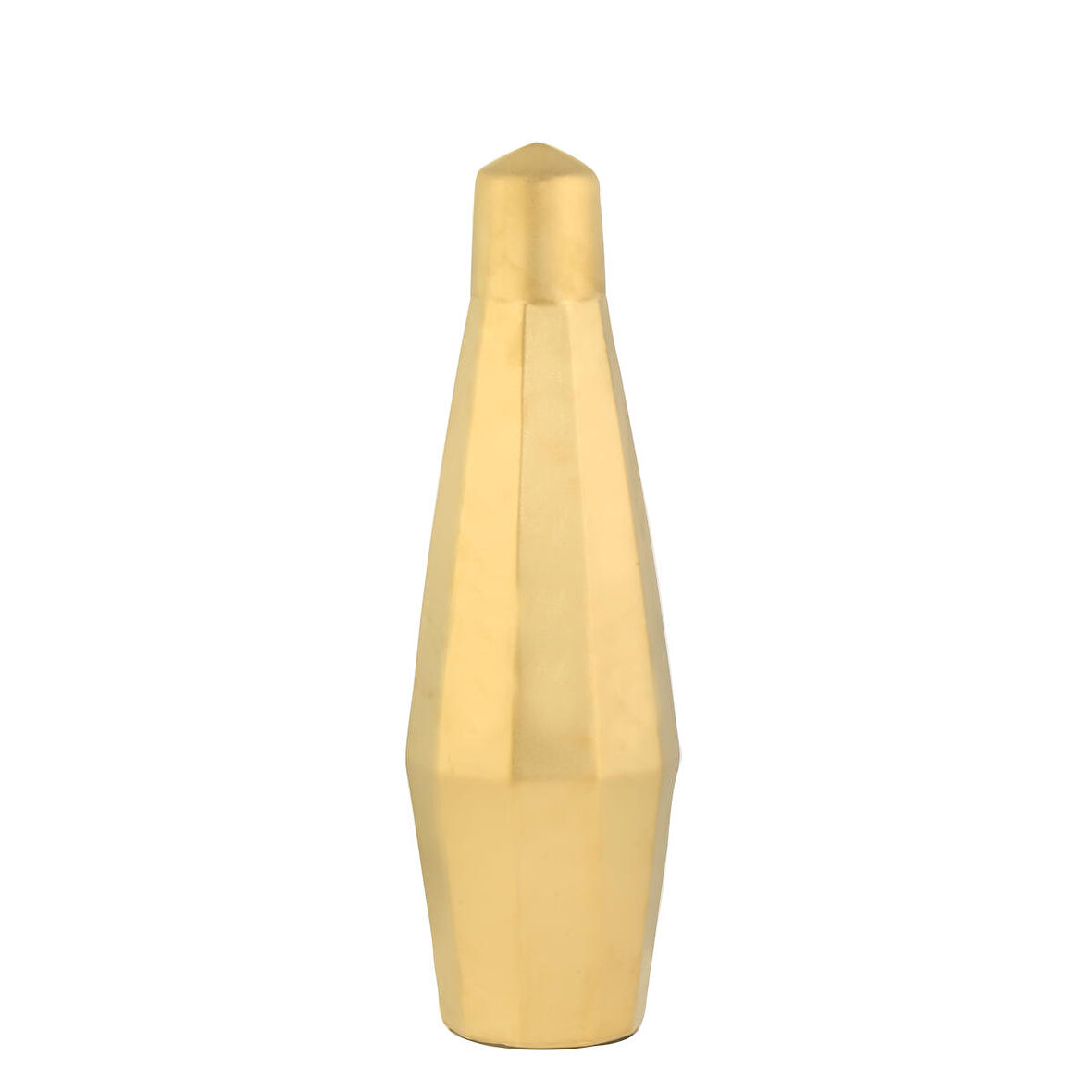 Vitale Dome Dekoratif Vazo Gold 14x14x45 cm AK.WLT0669