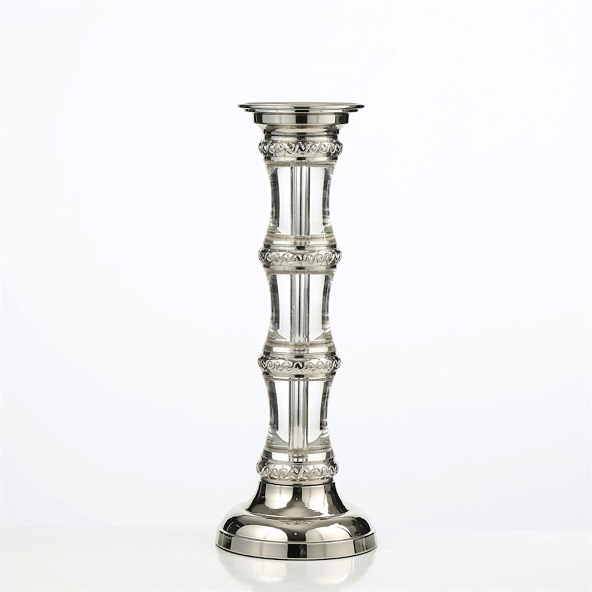 Vitale Gümüş Kristal Mumluk AK.JD0027