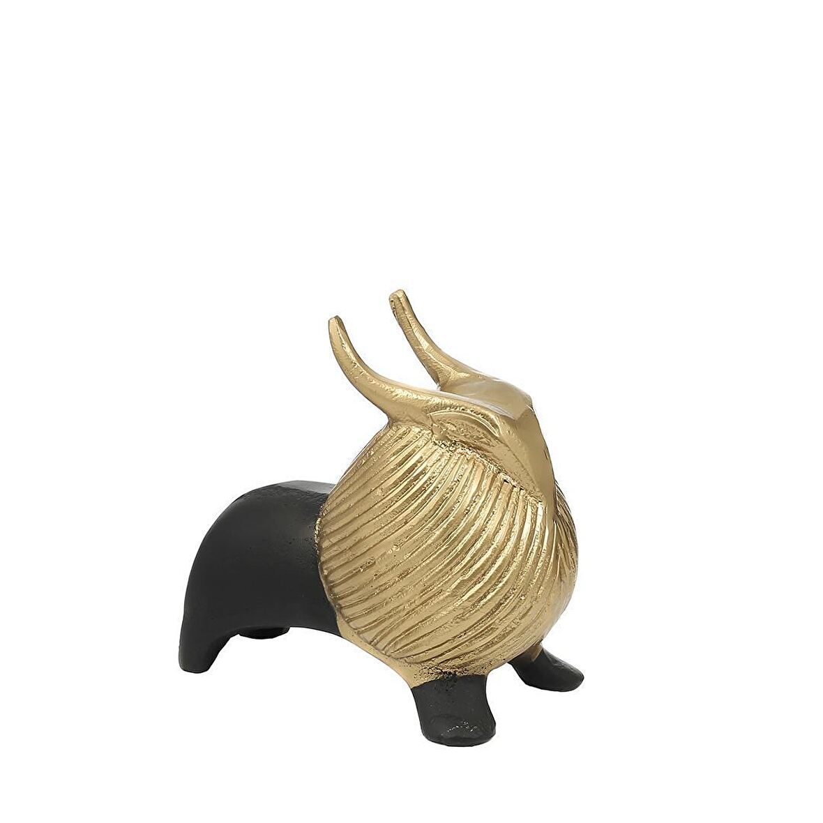 Vitale Gold Black Dekoratif Boğa Obje 21 cm AK.IU0203