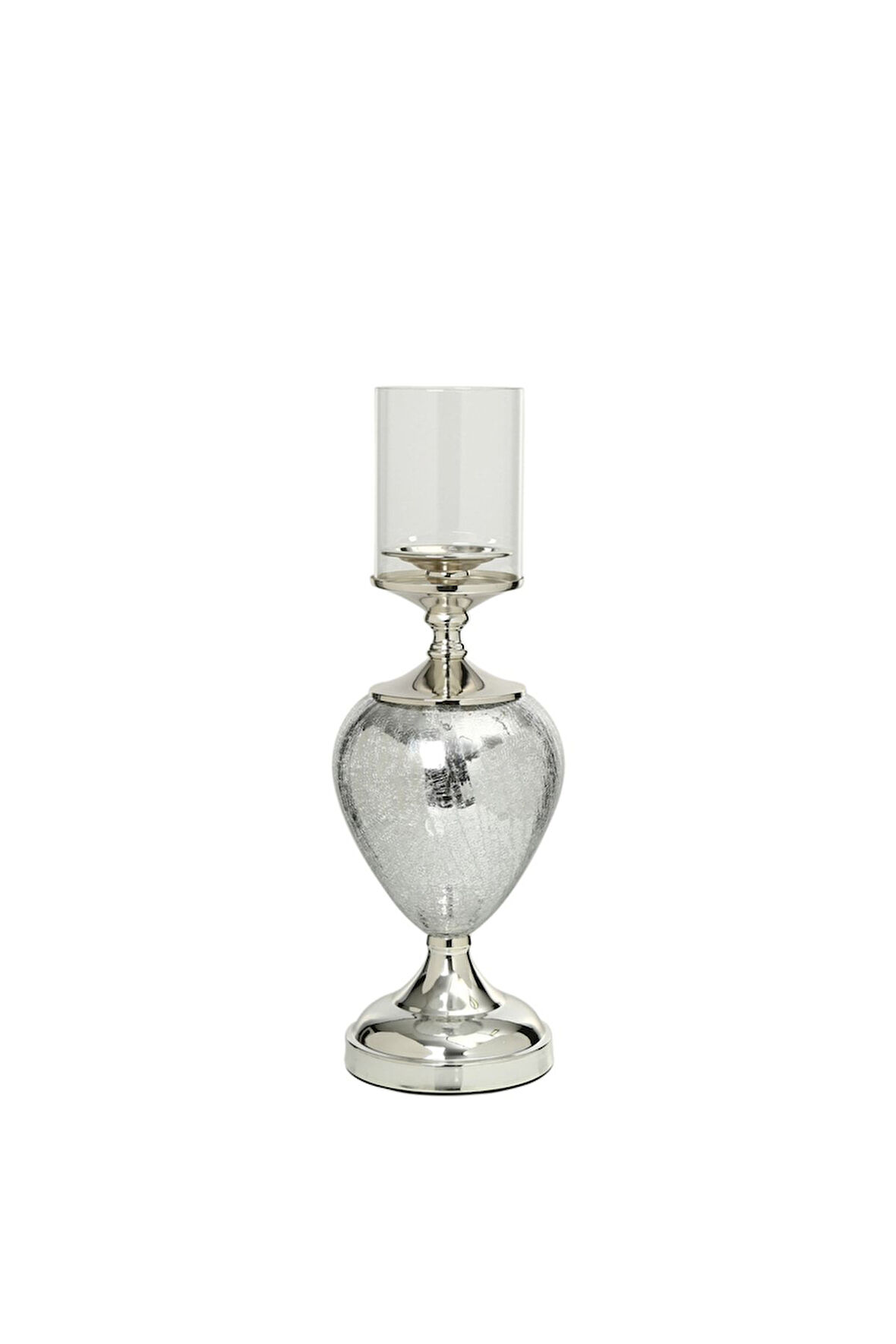 ZÜMRÜT SERİSİ SILVER ŞAMDAN 15X15X45 CM