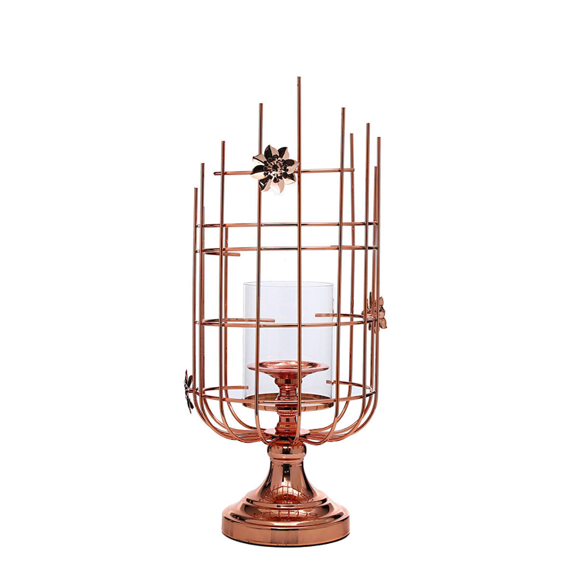 Vitale Batiment Dekoratif Mumluk Bakır 20x22x48 cm AK.JE0057