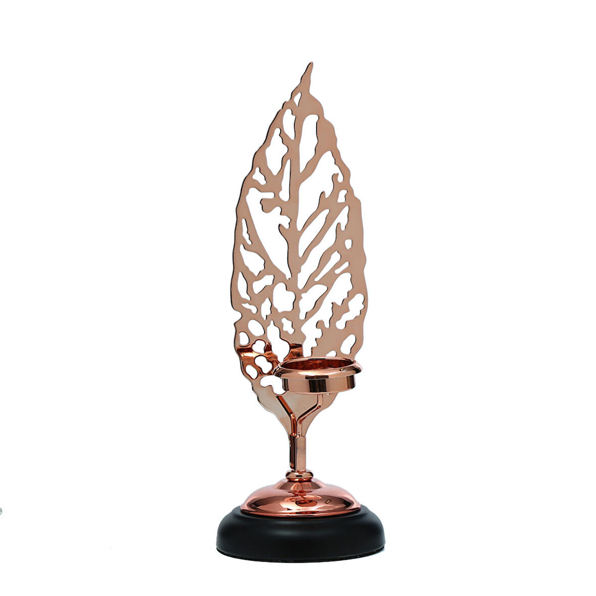 Vitale Yaprak Mumluk Bronz 35 cm AK.JE0096